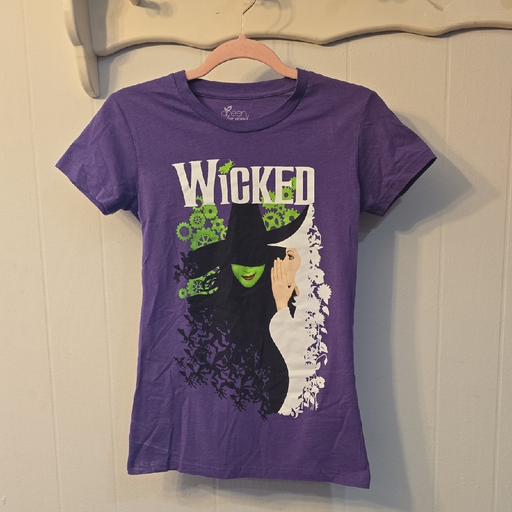 Purple Wicked Broadway Graphic T-Shirt